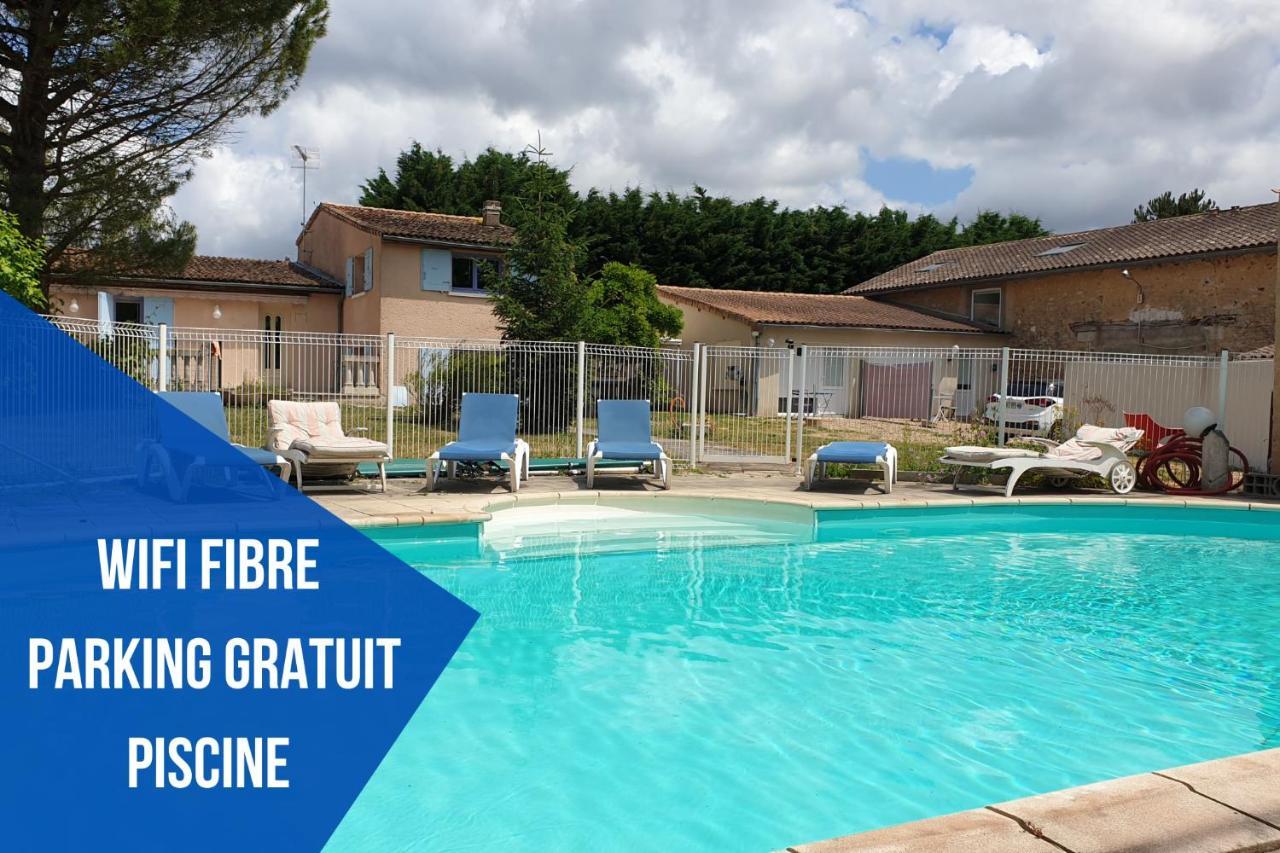 Bel Appartement T2 Climatise Avec Piscine Poitiers-Futuroscope-Creps De Poitiers Vouneuil-sous-Biard Exterior foto