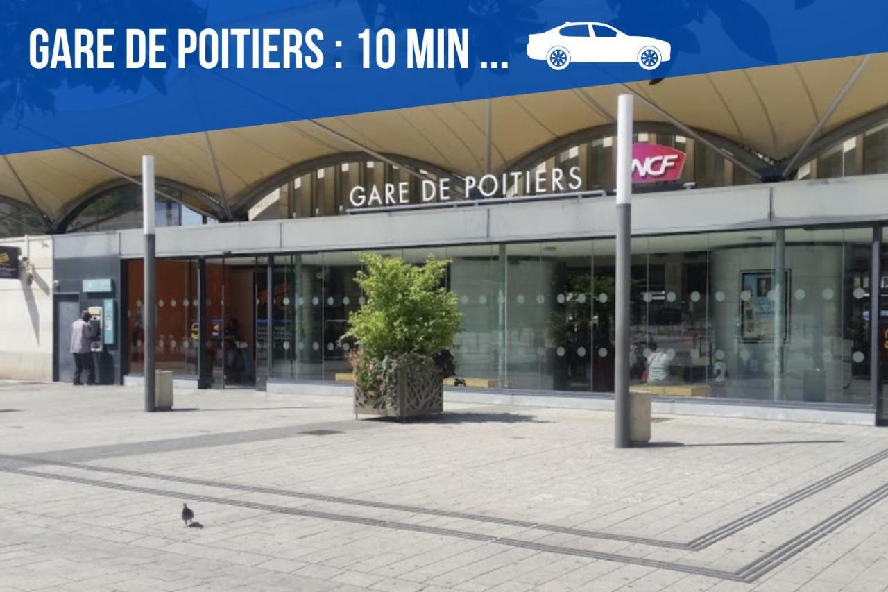 Bel Appartement T2 Climatise Avec Piscine Poitiers-Futuroscope-Creps De Poitiers Vouneuil-sous-Biard Exterior foto